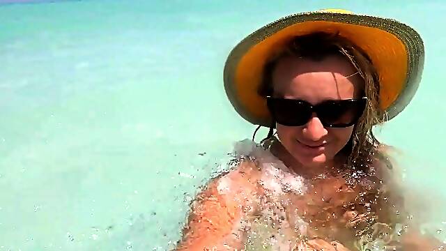 Swimming Naked in Cubas Atlantic Ocean Waters