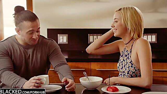 Blacked.Com featuring Flash Brown and Haley Reeds hd video