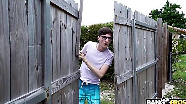 Creampie After Spying On A Juicy Big Booty