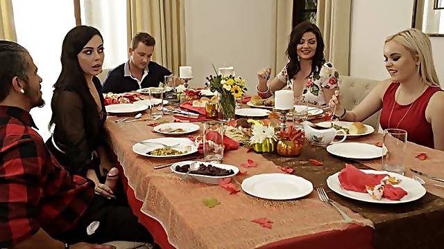 Thanksgiving Dinner Sluts