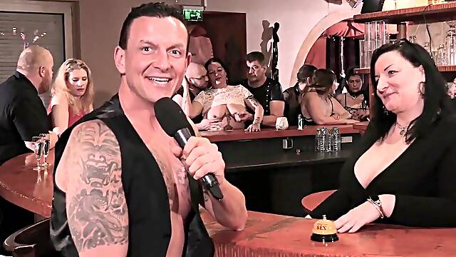 MILFs get humped by strangers in the swinger club