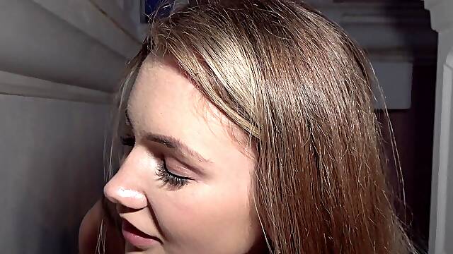 Mary Rock sucks and rides fat pecker for some cash