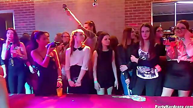 Dirty minded girls are hooking up with handsome guys from the club, and fucking them all night