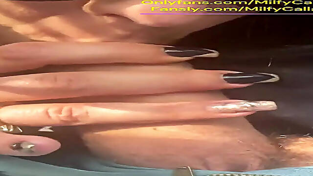 Coworker's Hot Secretary Sucks Cock in His Car at Work