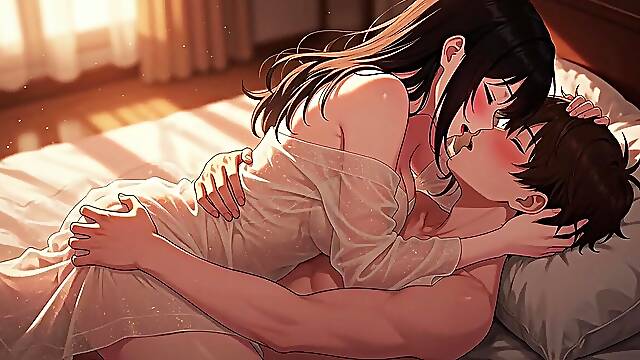 Naughty classmates get it on in a 3D animation