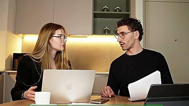 Big Tit Secretary Failed at Her Job...