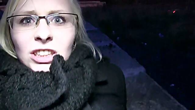 Curvy Blonde Takes All Of Strangers Cock Deep Inside Her Pussy 2 - Emily Sweet