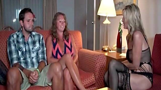 Swinger MILFs getting willing for Velvet svingers club party