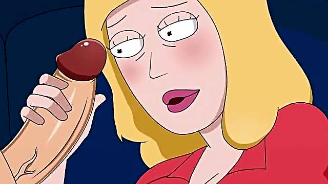 Rick and Morty - a Way Back Home - Sex Scene Only - Part 33 Beth Handjob by Loveskysanx