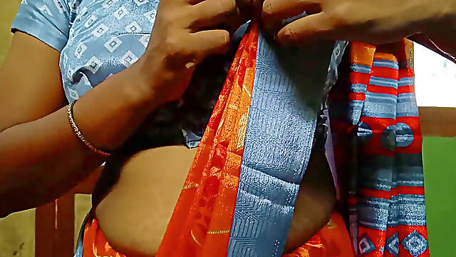 Ammu After Bath Dress Changing Showing Boobs