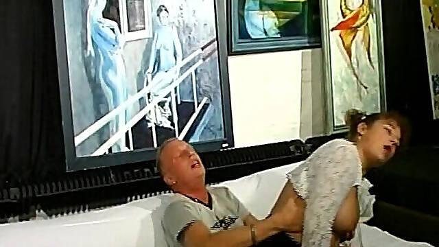 Cock Sucking German Slut Is Here to Gag on His Cock