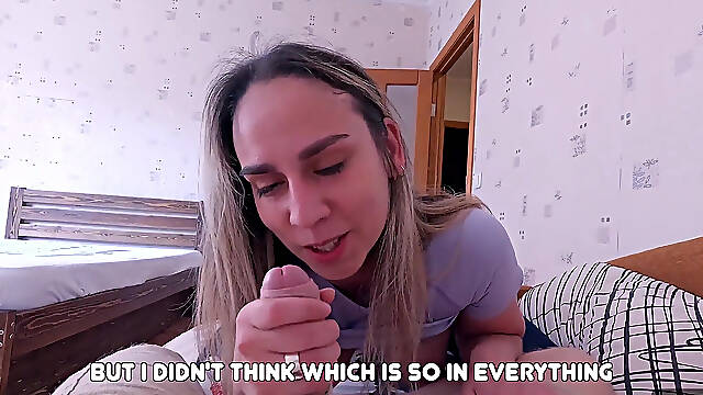 Only a Stepmoms Deepthroat Blowjob Will Make Her Stepson Get Out of Bed